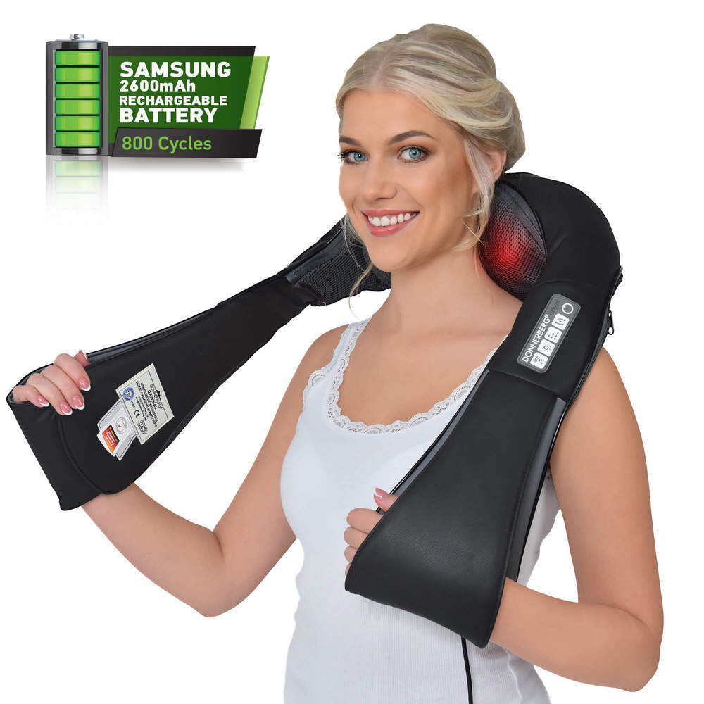 Masseur cervical avec la pile rechargeable – Premium Akku NM090