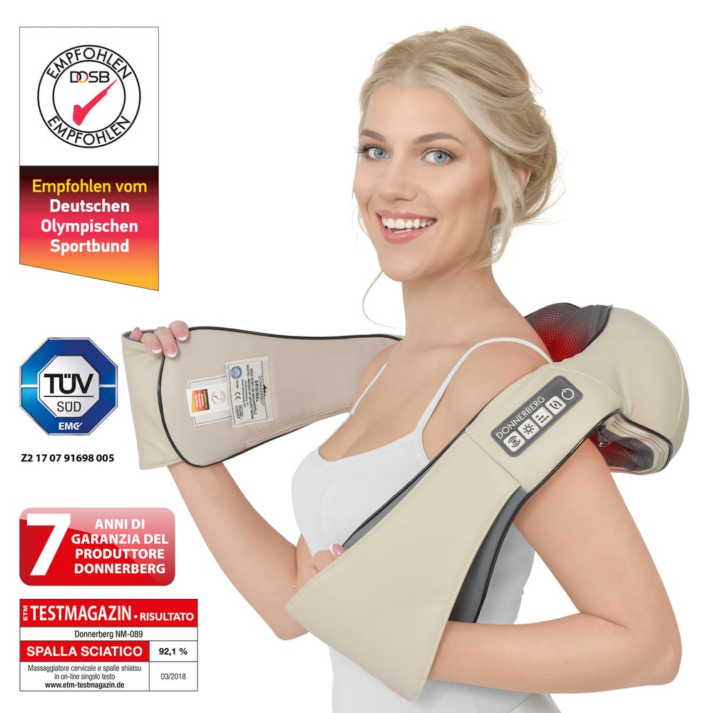 Massaggiatore per collo e spalle-Premium NM089(beige)